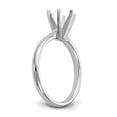 thumbnail image 6 of Platinum 1.25ct. Heavy-Weight Half-Round 6-Prong Solitaire Mounting, 6 of 6