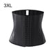 thumbnail image 3 of Minnieouse Entrenador de cintura deshuesado de acero, faja recortadora, accesorios de gimnasio de látex, atuendo de Fitness para Yoga, Ropa interior Negro/XXXL, 3 of 6