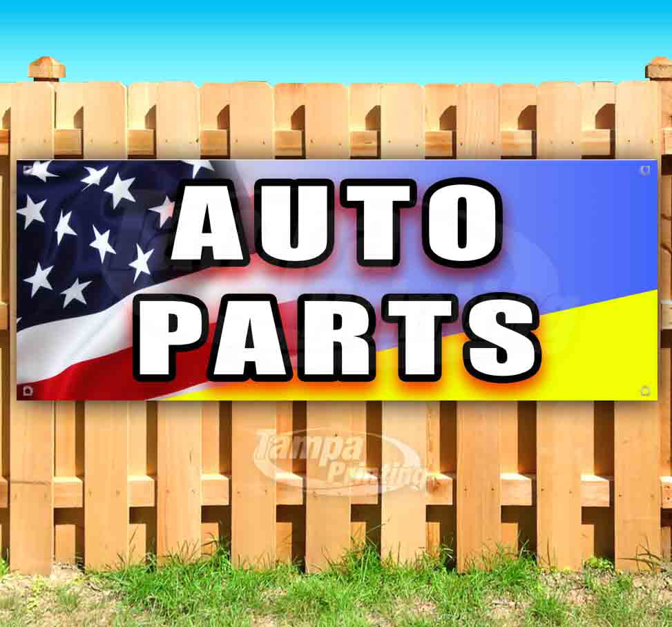 AUTO PARTS Advertising Vinyl Banner Flag Sign Many Sizes USA 
