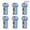 Blue, variant on Dual-Pack High-Speed Mini Wind Cannon Fan | 22000RPM 100-Gear Adjustable with SOS Mode, Multicolor Portable Cooling Fan for Outdoor Use & Grad/Birthday Presents