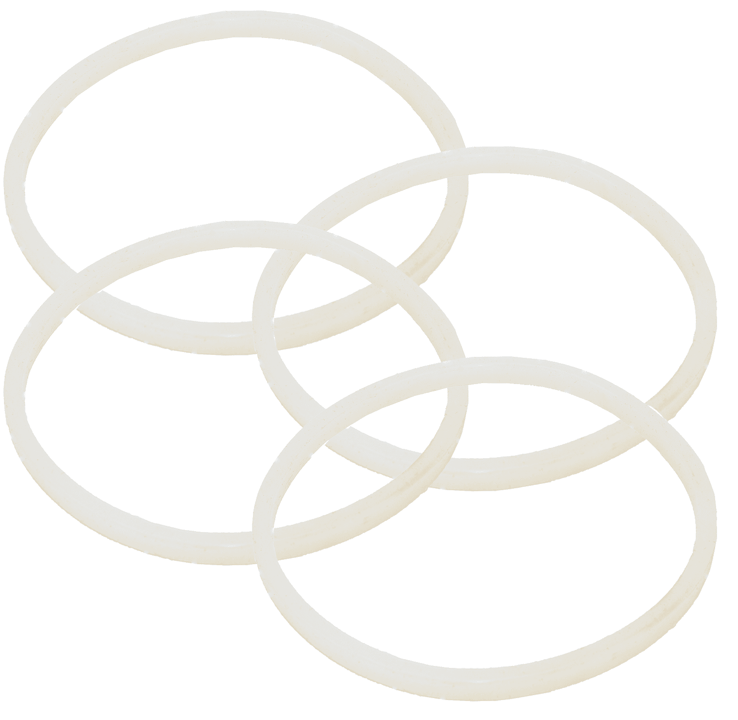 Replacement Gasket Compatible With Nutri Bullet 4  Pack after Market Part White 