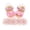 Pink, variant on Floral Sandals for Kids Red Baby Infant Girls Rose Princess The Floor Barefoot Non Slip First Walkers Prewalker Shoes Hairband 2pcs Set