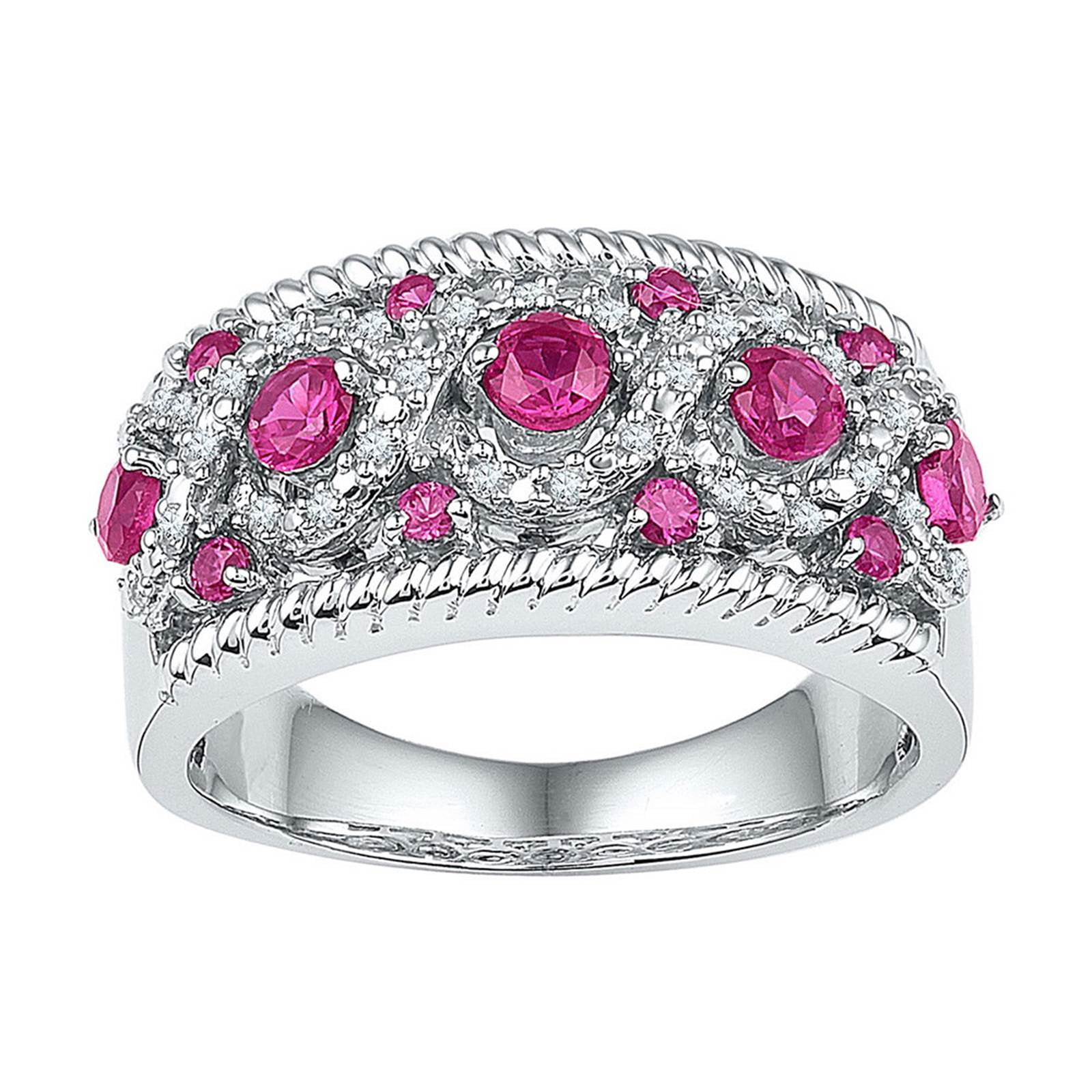 Princess Kylie Pave Set Clear Cubic Zirconia Heart Infinity Ring Sterling Silver