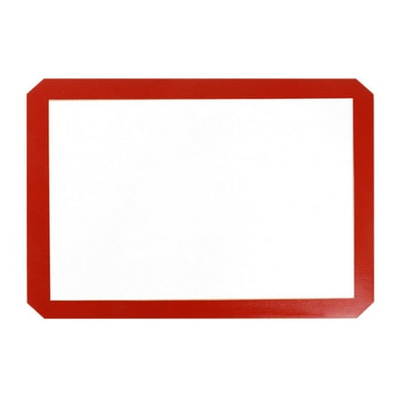 

Silicone Cooking Mat|Kneading Mat|Silicone Cake Pad 16x11in Non-Stick Rectangle Food Safe Double Circle Pattern For Bread Making