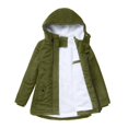 thumbnail image 2 of BESTSPR Puffer for Women Hooded Lambswool Winter Jacket Cotton Jacket Women, 2 of 6