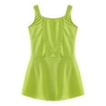 thumbnail image 6 of Doomiva Kids Girls Sleeveless Ballet Dance Dress Gymnastic Ballerina Outfits Lyrical Modern Dancewear A Green 11-12, 6 of 7