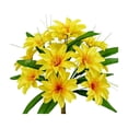 thumbnail image 2 of Iumwxz Artificial Bouquet Faux Silk Flowers 12-Head Realistic Arrangement Flexible Stalks for Home Decoration Weddings Parties Centerpieces Vase Display Gift Yellow, 2 of 7