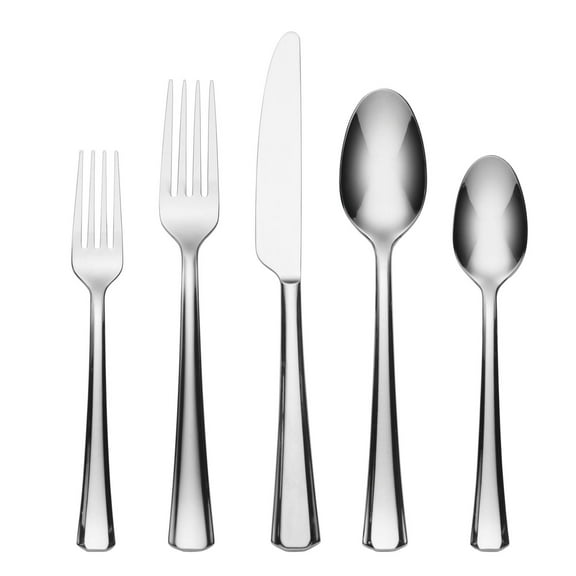 Oneida Bleeker 20-Piece Mirror 18/0 Stainless Steel Flatware Set (Service for 4)