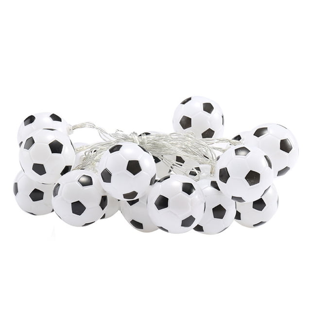 Christmas Decoration Lights String Soccer Ball Lights String For Christmas Birthday Christmas Tree Thanksgiving Decorations Battery Operated