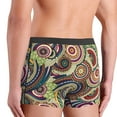 thumbnail image 4 of Men's Boxer Briefs, Colorful Mandala Spiral Pattern Soft Comfy Mens Underwear Boxer Briefs Breathable With Widen Waist, 4 of 7