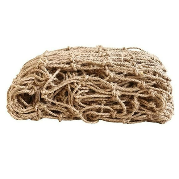 Vintage Jute Rope Plant Support Net Vegetable Balcony Garden Shed Hemp Rope Net 1 X 5M