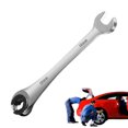 thumbnail image 5 of Ratcheting Wrench, Ratcheting Open End Wrench for Nuts, Double Open end Ratcheting Wrench Plum Bayonet Quick Ratchet Wrench for Tube Hose Oil Pipe Repairment, 5 of 9