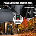 thumbnail image 4 of UNTIMATY 190 MPH 500 CFM 21V Battery Powered Handheld Leaf Blower and Vacuum 3-in-1 Cordless Leaf Blower with 2 x 4.0Ah Batteries and Charger, 4 of 13