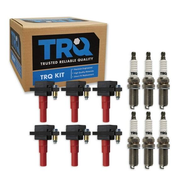 TRQ Ignition Coils & Spark Plugs Fits Subaru B9 Tribeca Legacy Outback Tribeca TKA05975
