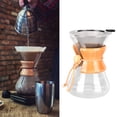 thumbnail image 3 of Vierta Sobre La Cafetera, Hervidor De Café, Vidrio Duradero De Alto Borosilicato Para Café, Familia, Amantes Del Café, 3 of 7