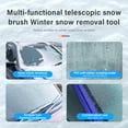 thumbnail image 6 of YSMJ 6 in 1 Extendable Extral Long Snow Brush, Ice Scraper for Car Windshield, Emergency Snow Shovel Snow Broom with Foam Grip 180° Pivoting Brush Head, 6 of 7