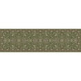 thumbnail image 4 of Art Carpet 841864102505 5 ft. Arabella Collection Traditional Border Woven Round Area Rug, Green, 4 of 4