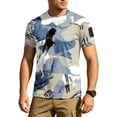 thumbnail image 3 of Men's Quick Dry Camo T Shirts Athletic Running Gym Workout Short Sleeve Tee Shirts for Men, 3 of 7