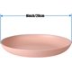 thumbnail image 3 of Platos de cena reutilizables, hechos de paja de trigo, no tóxicos, saludables para niños y adultos, aptos para microondas y lavavajillas, estilo que ahorra espacio, livianos e irrompibles (paquete de, 3 of 7