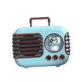 thumbnail image 2 of Mini Luggage Retro  Speaker, Vintage, Unique, Retro Style Design,  Connection,Card Insertion Function, Mini Size, Luggage Speaker, 2 of 8