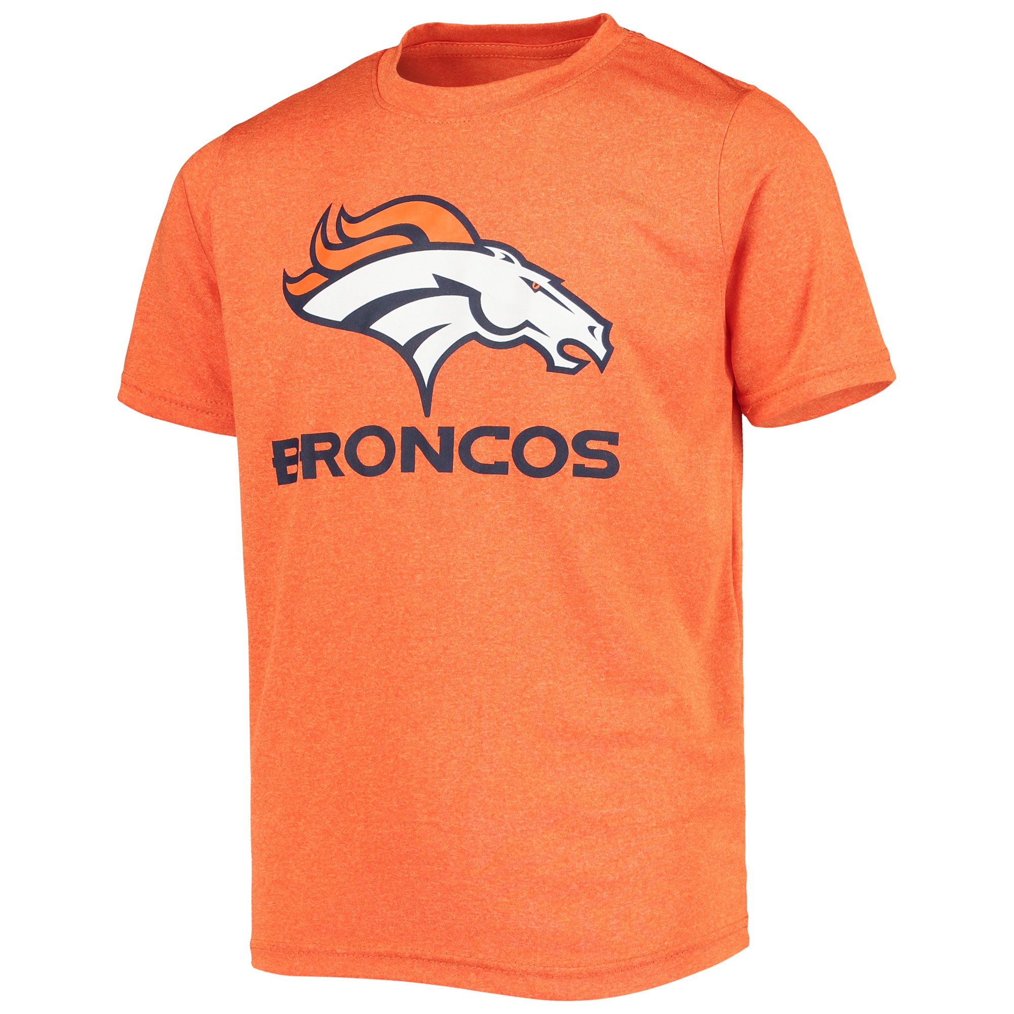 3T Denver Broncos Orange Heart T-shirt