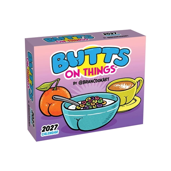 Butts on Things 2027 Day-To-Day Calendar, (Paperback)