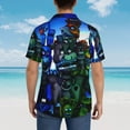 thumbnail image 4 of Gokiu Five Nights At Freddy'S for Hawaiian Shirt for Men Casual Button Down Beach Shirt with Pocket, 4 of 8