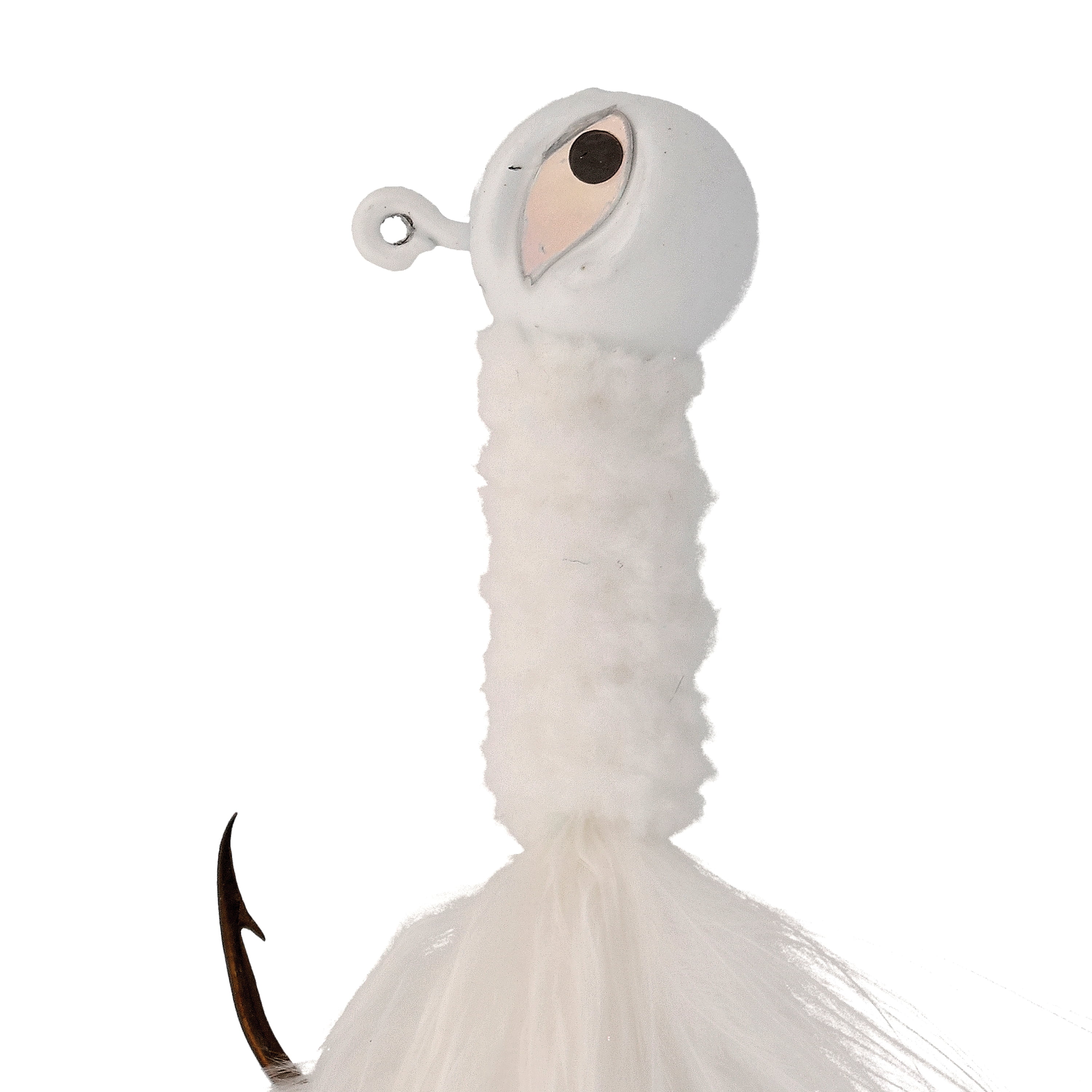 Eagle Claw Marabou Pro-V Crappie Jig 1/8 oz White