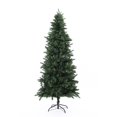 thumbnail image 1 of LuxenHome WHAP1649 7 ft. Pre-Lit LED Artificial Slim Pine Christmas Tree, 1 of 1
