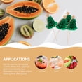 thumbnail image 3 of KAKOWELY 50pcs Cocktail Decorative Picks Xmas Tree Style Cup Picks Dessert Decorations,5.31"X2.36"X1.97", 3 of 5