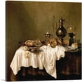 thumbnail image 1 of ARTCANVAS Breakfast With a Crab Canvas Art Print by Willem Heda - Size: 18" x 18" (1.50" Deep), 1 of 9