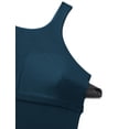 thumbnail image 5 of Top Tankini CRZ YOGA Cuello Alto y Espalda Deportiva Azul Mediano, 5 of 5