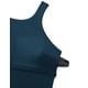 thumbnail image 5 of Top Tankini CRZ YOGA Cuello Alto y Espalda Deportiva Azul Mediano, 5 of 5