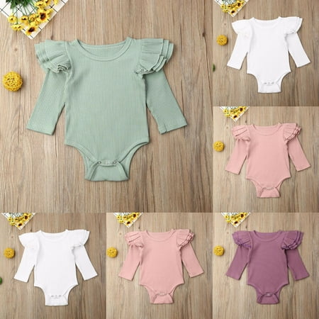 

Newborn Infant Baby Boy Girl Warm Cotton Romper Jumpsuit Bodysuit Clothes Outfit