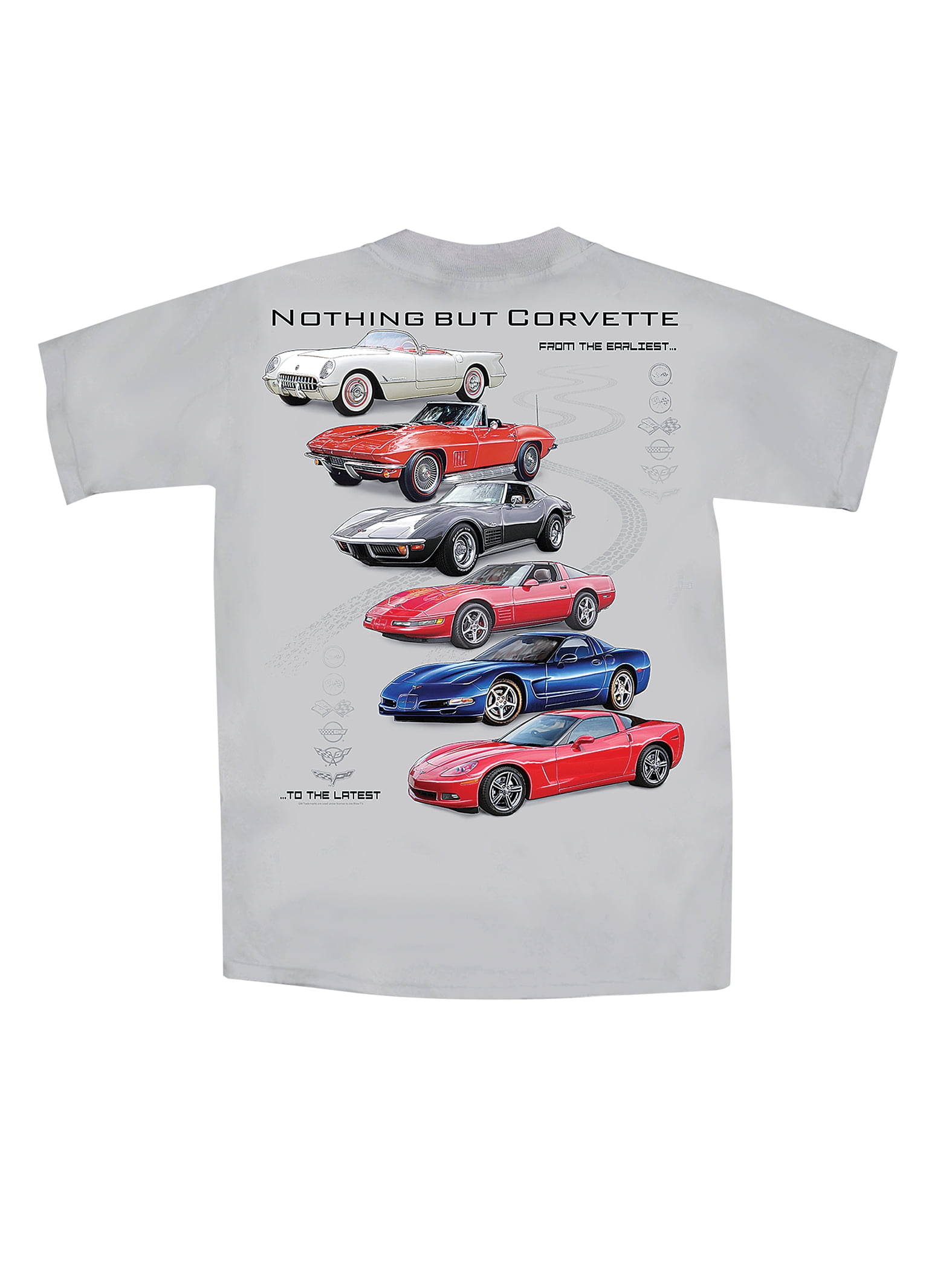corvette graphic tee walmart