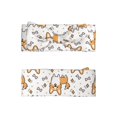 thumbnail image 2 of Wukai Corgi with Hearts Print Baby Bow Headband for Newborn Infant Baby Toddler Girls, 2 of 5