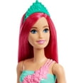 thumbnail image 4 of Barbie Dreamtopia Royal Doll with Dark-Pink Hair Wearing Removable Skirt, Shoes & Headband, 4 of 7