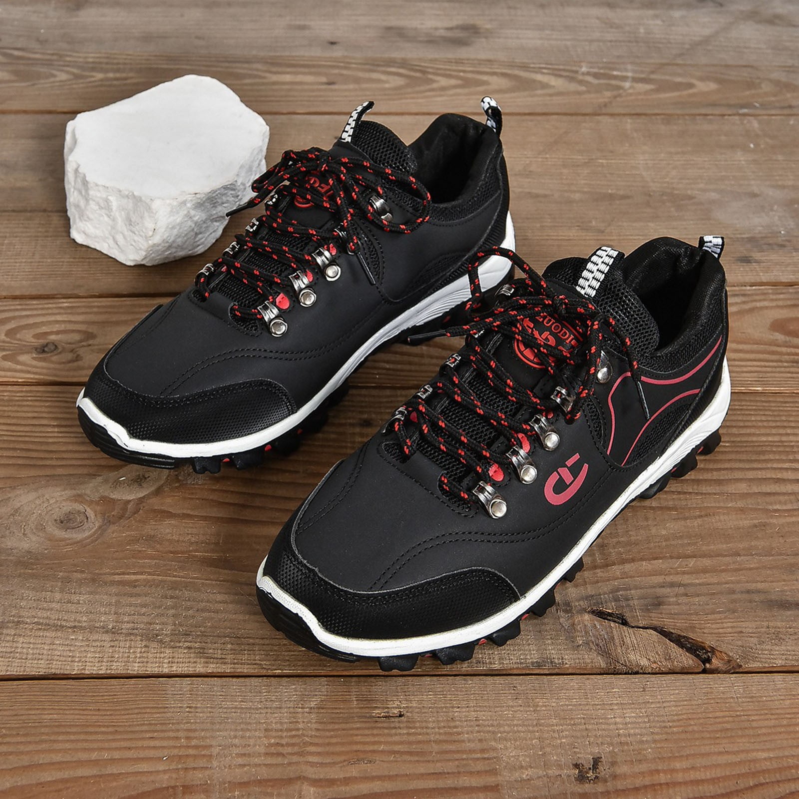 FhgihG Women's Waterproof Hiking Shoes Outdoor Climbing Sneakers Non-Slip Trekking Running