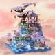 thumbnail image 3 of Juego de bloques de construcción de casa en el árbol con pabellón de hadas, arquitectura de jardín, cascada, luz, ladrillos, juguetes de Navidad para niños, regalo para adultos, 3 of 4