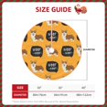 thumbnail image 4 of Balery Corgi Printed Christmas Tree Skirt , Merry Christmas Party Christmas Tree Decoration,Adjustable Tree Skirt-48", 4 of 8