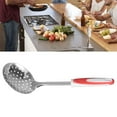 thumbnail image 4 of AKEGAMN Non SLIP Kitchen Strainer Stainless Colander Spoon Hand Polished Soup Hot Pot Spoon Thickened, 4 of 9
