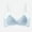 Blue, variant on Mesh Bras for Women with Spaghetti Adjustable Straps No Underwire Seamless Soft Everyday Thin Bralettes Beige XL