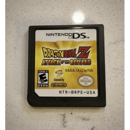 Dragon Ball Z Attack of the Saiyans (2009) Nintendo DS Cassette
