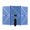 Blue, variant on 3-Door Studio Recording Microphone Isolation Shield & Pop Filter Foldable Wind Screen with High Density EVA Sound Absorbing Foam, 17.7 x 11.8 Inches / 45 x 30 cm