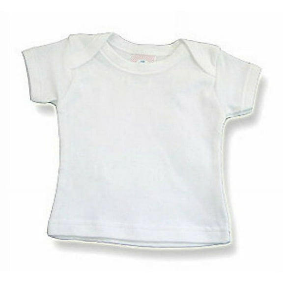 Baby Jay 100% Cotton White Envelope Neck Short Sleeve Tee T-Shirt - 333503