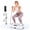White, variant on Patbrela Vibration Plate Exercise Machine for Lymphatic Drainage & Home Fitness, Whole Body Workout Platform for Weight Loss, with 199 Speed Levels and 9 Preset Programs, 400 Lb Capacity, Black