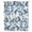 Blue, variant on Navy Blue Roses Sheer Curtains 84 Inches Long, Spring Floral Elegant Pastoral Botanical Light Filering Curtains, Breathable Simi Curtain Privacy Drapes for Living Room Bedroom Window Treatment