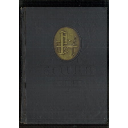 (Custom Reprint) Yearbook: 1931 Shelbyville High School - Squib Yearbook (Shelbyville, IN)