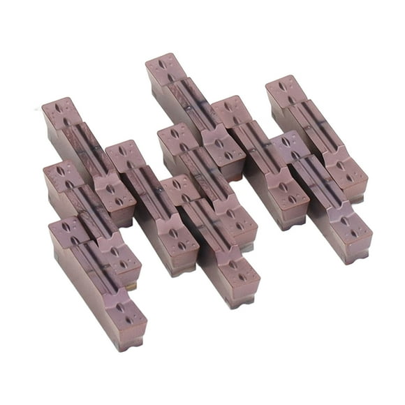 Turning Insert, Perfectly Cuts CNC Carbide Grooving Inserts High Thermal Shock Resistant Low Medium Cutting Speeds For Light Intermittent Cutting