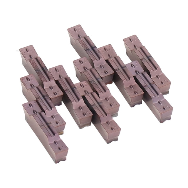 Turning Insert, Perfectly Cuts CNC Carbide Grooving Inserts High Thermal Shock Resistant Low Medium Cutting Speeds For Light Intermittent Cutting